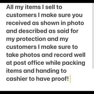 I have to have proof everything I send is accurate